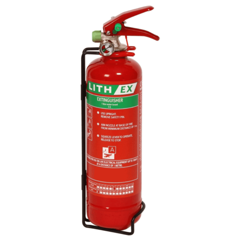 1L Lithium Battery Fire Extinguisher - Factories, Offices & Other